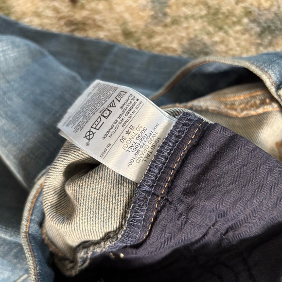 Gap Blue Denim Straight leg Jeans size 30T - Picture 5 of 6